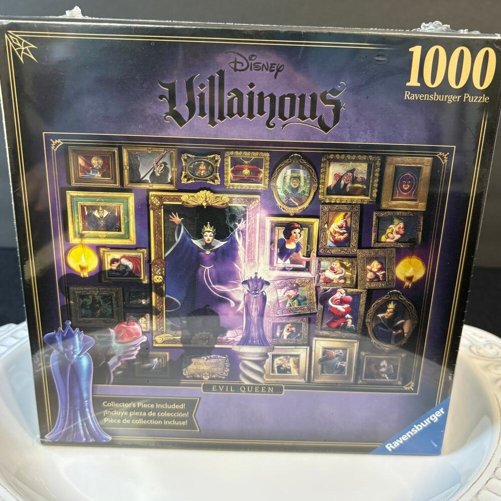 Disney Villainous Evil Queen Snow White 1000 Piece Ravensburger Puzzle New